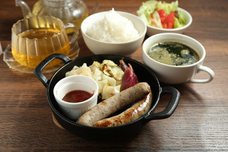 『手作りソーセージランチ』（1,300円）