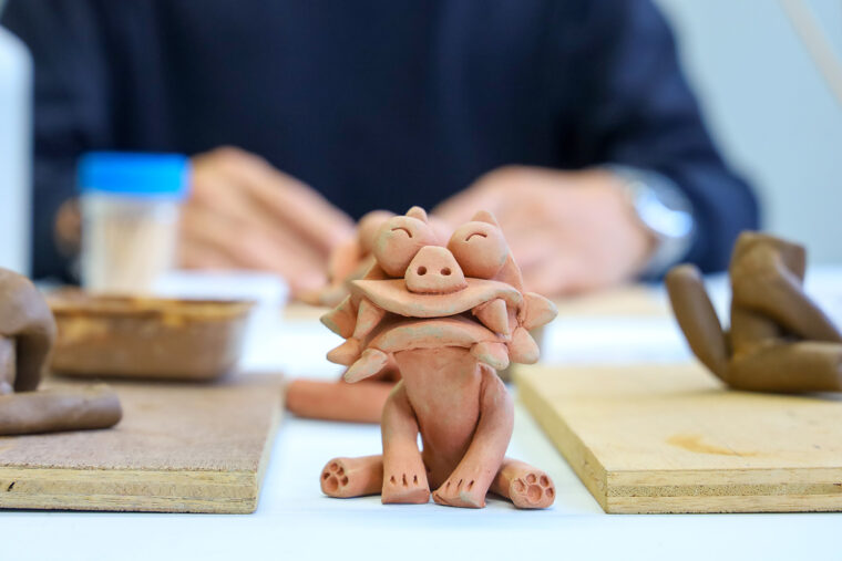 ミニシーサー作り