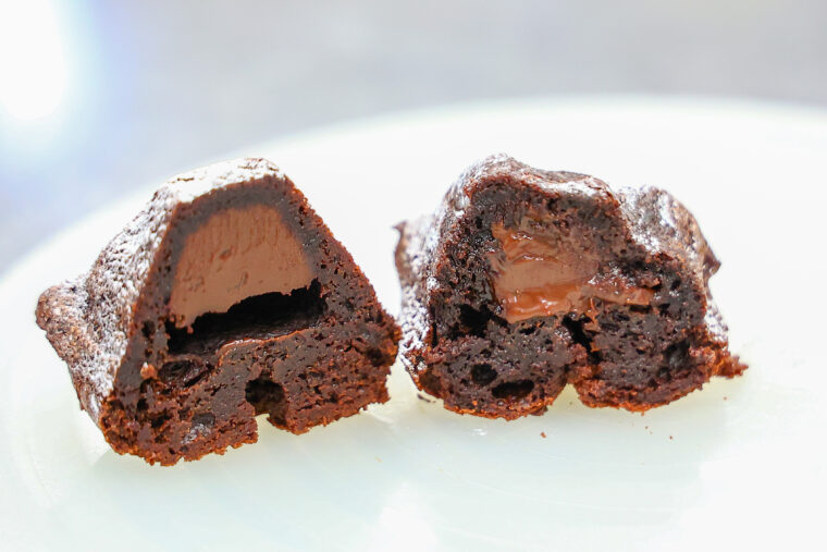 左が常温、右は電子レンジで15秒温めたもの