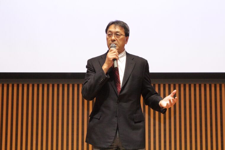 岩の原葡萄園　高岡社長