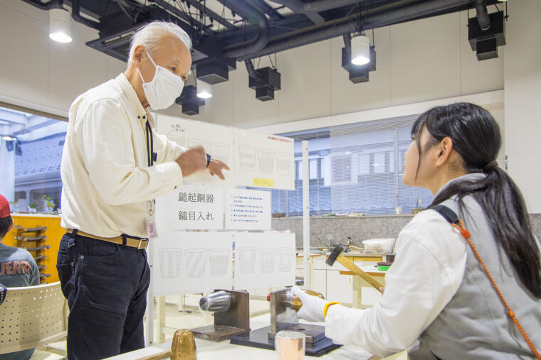 初心者でもスタッフさんが丁寧に教えてくれるので安心を