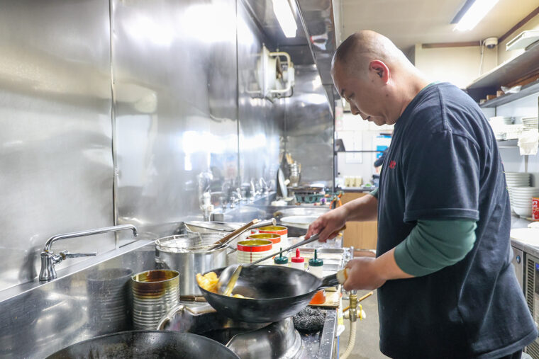 20年以上の調理歴を持つ中国出身の料理人が腕を振るう