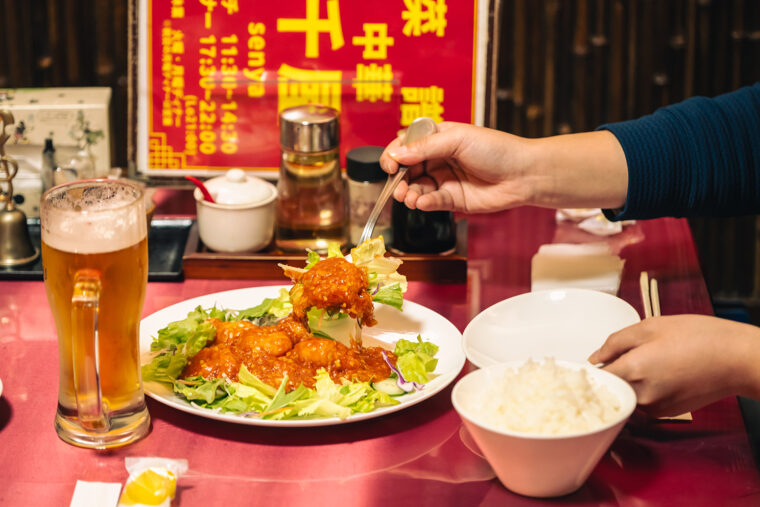 食べ応え抜群の『エビのチリソース』（1,780円）