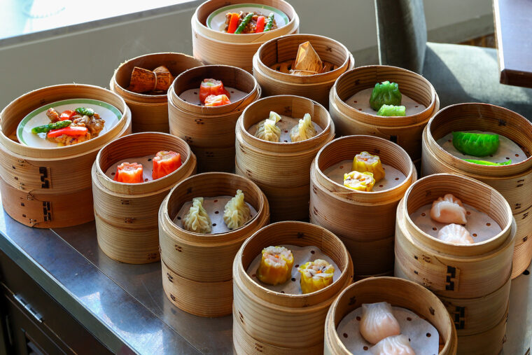 見目麗しい点心のラインナップに心が躍る