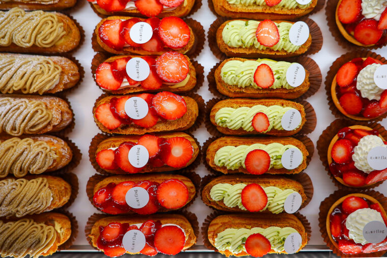 ショーケースにズラリと並んだ様子もかわいらしいです