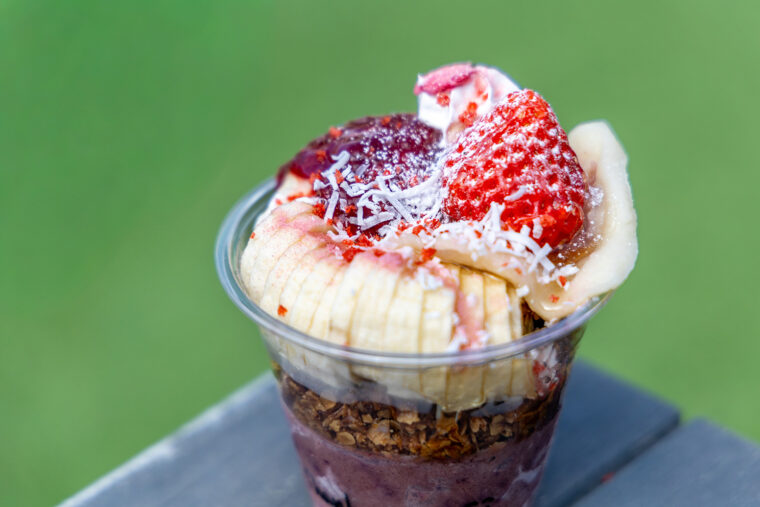 『越後姫いちご大福アサイーボウル』