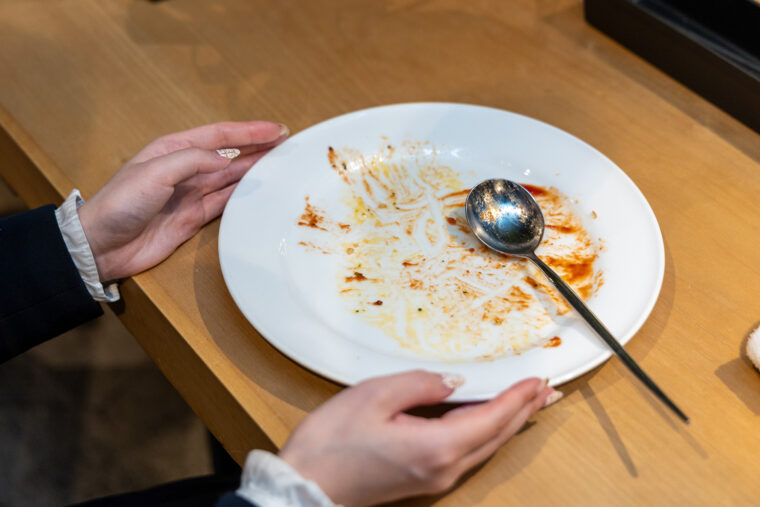 きれいに完食！