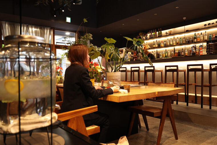 「空間も素敵で、 ゆっくり食事を楽しめます」とのこと