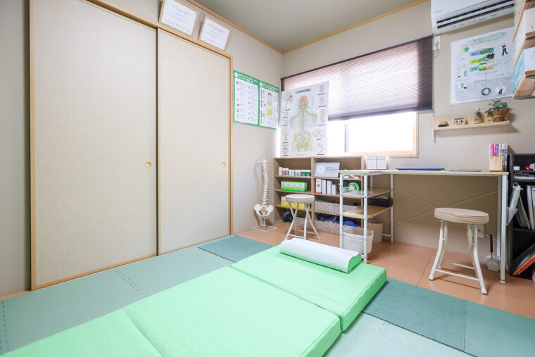 完全個室なので、安心して施術を受けられる