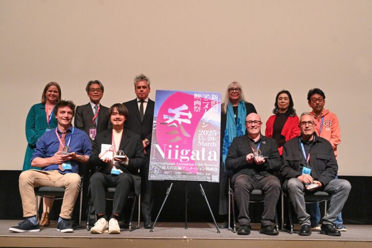 過去の『新潟国際アニメーション映画祭』開催時の様子。2023年のスタート以来、この映画祭をきっかけに、世界各国から新潟に多くのアニメーション関係者が訪れるように