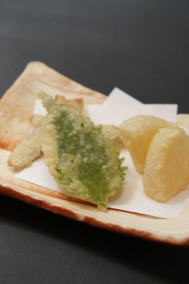 『ごぼうと大根の天ぷら』