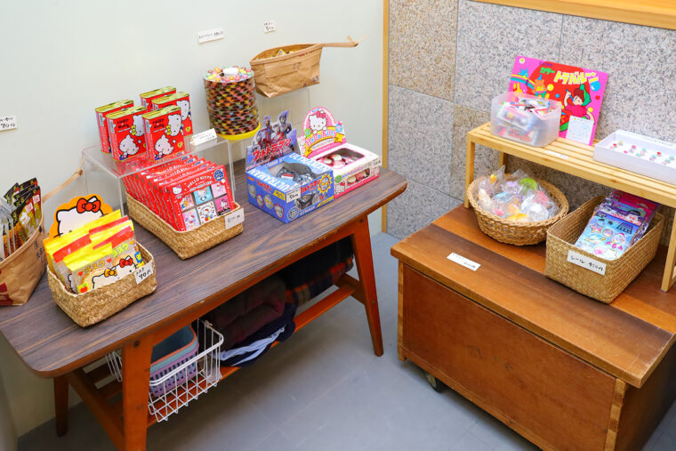 ちびっこ大喜びの駄菓子も！