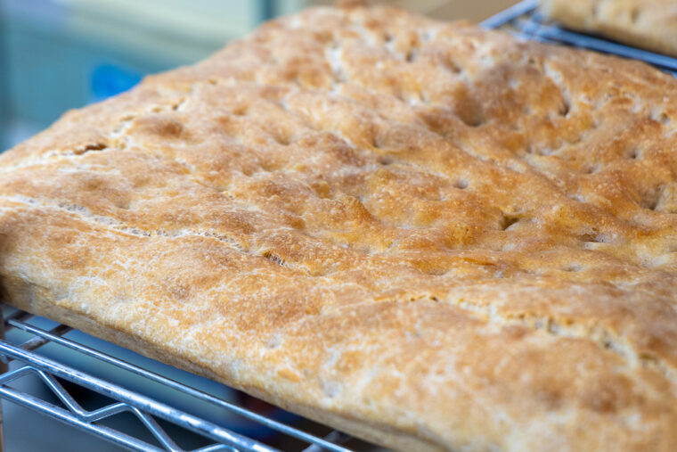 笹川流れの塩をきかせた『青山の海風フォカッチャ』