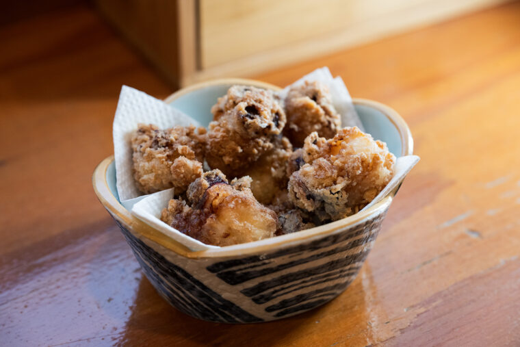 『タコの唐揚げ』（350円）