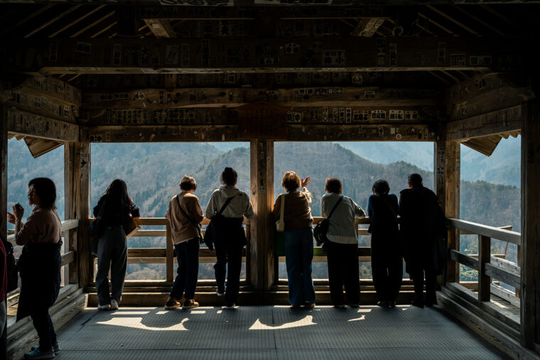 五大明王を祀る五大堂は、山寺随一のパノラマ展望スポット