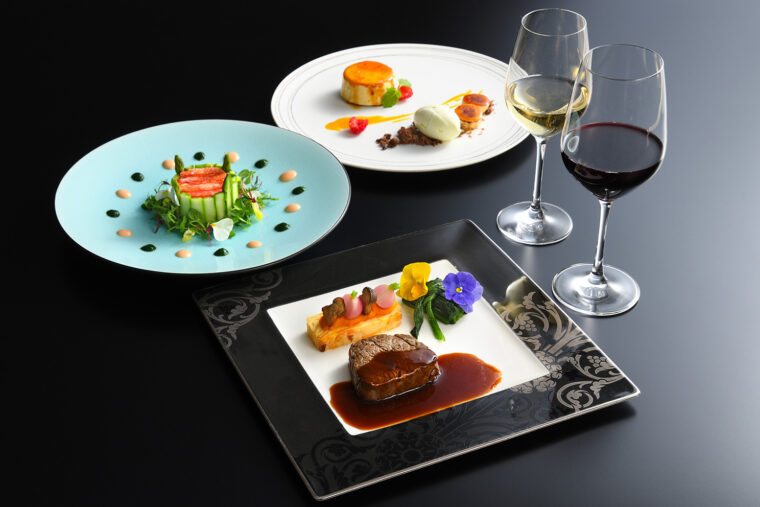 『お箸で食べるフレンチ会席』も人気