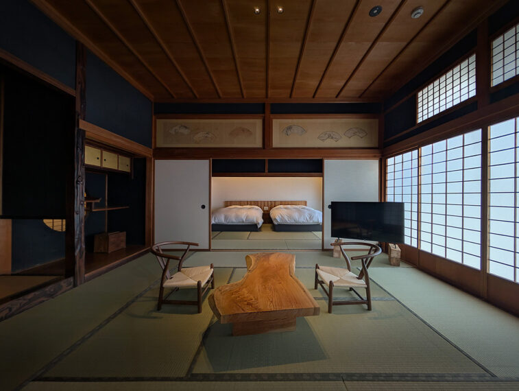 4名まで宿泊できるスイートルーム・ATEBI（アテビ）　