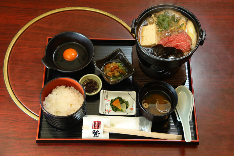 『米沢牛・牛鍋定食』（2,860円）