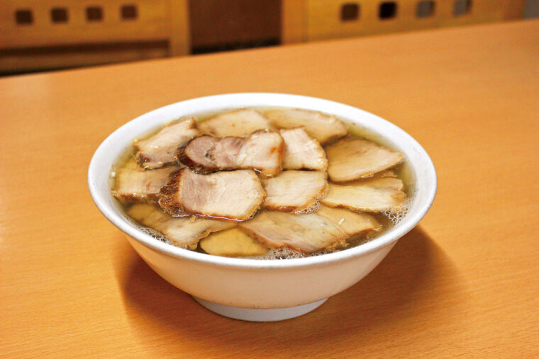 『大盛り肉そば』（1,400円）