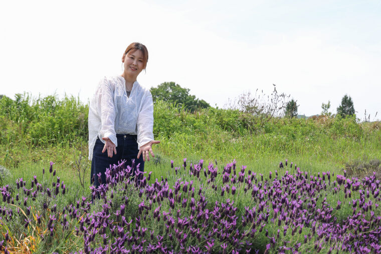 母から受け継いだガーデンを守る代表の古俣由花さん