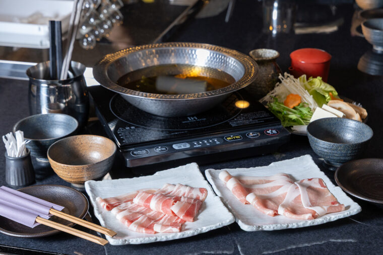 『羅臼豚しゃぶセット』（1人前3,278円）