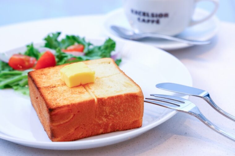 厚切りトーストプレート580円