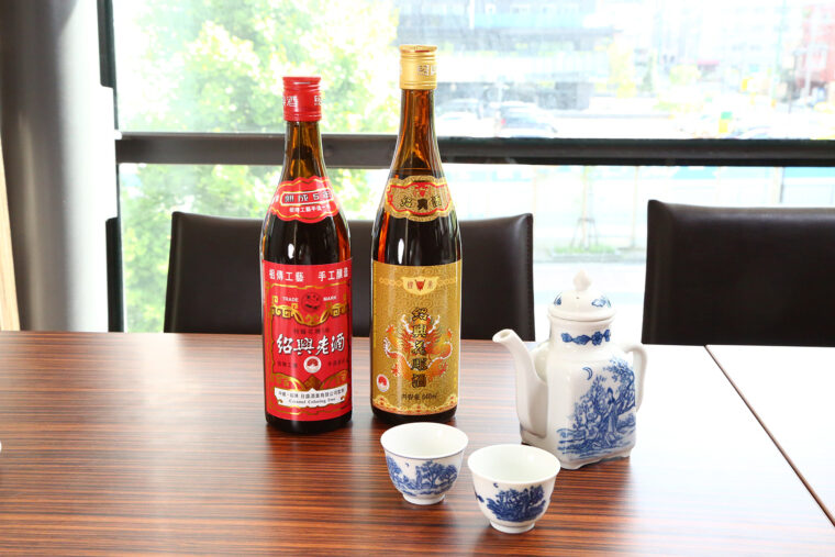 年代物の紹興酒も用意