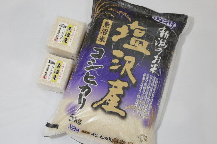『塩沢産コシヒカリ』（5キロ6,800 円）