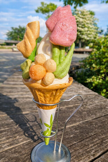 『花畑ソフト』（650円）