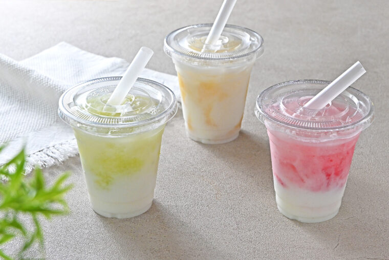 『お米スムージー』（各500円）