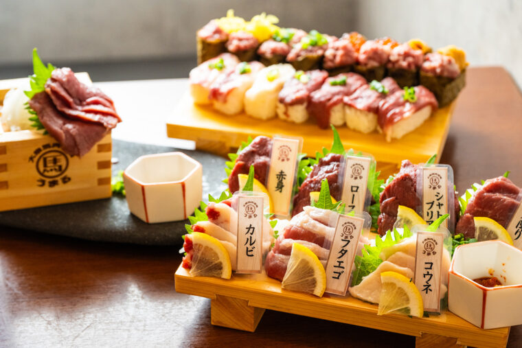 『ゲタ7点盛り』（手前・3,849 円）