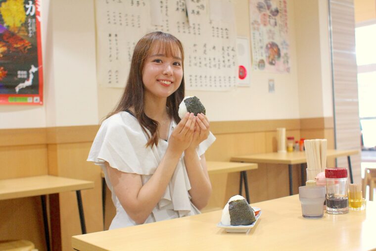 大きなおにぎりをいただきました！