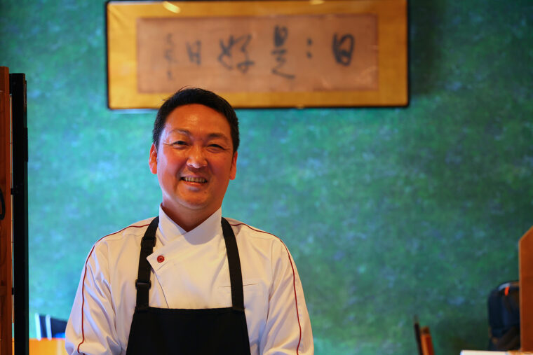 「地元の豆腐を使ったこのメニューが選ばれてうれしいです。これからもおいしい料理をお届けできるよう励みます」と代表・渡辺日出人さん